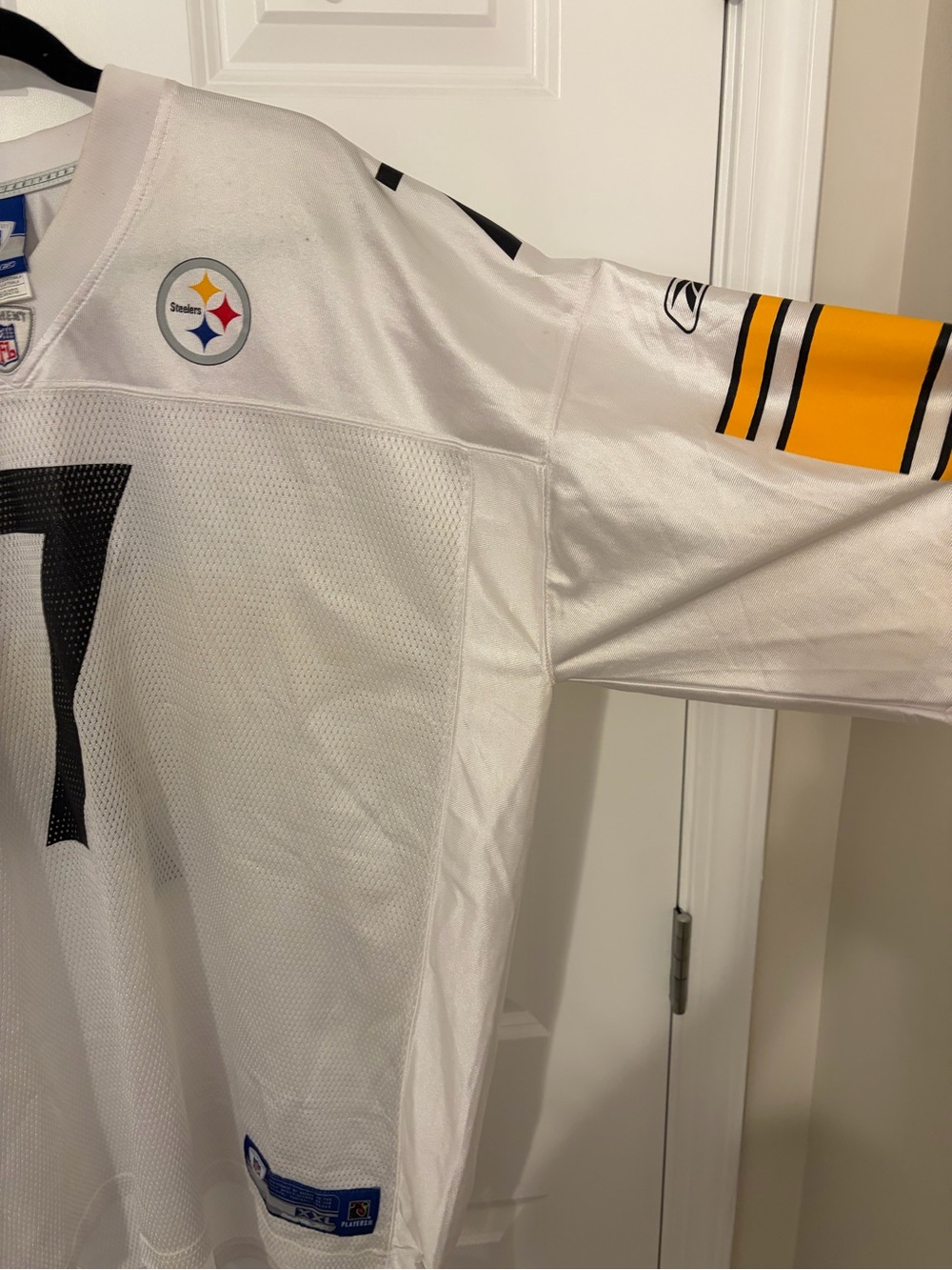 Pittsburgh Steelers White #7 Ben Roethlisberger Vintage Football Jersey 2XL - Picture 5 of 5